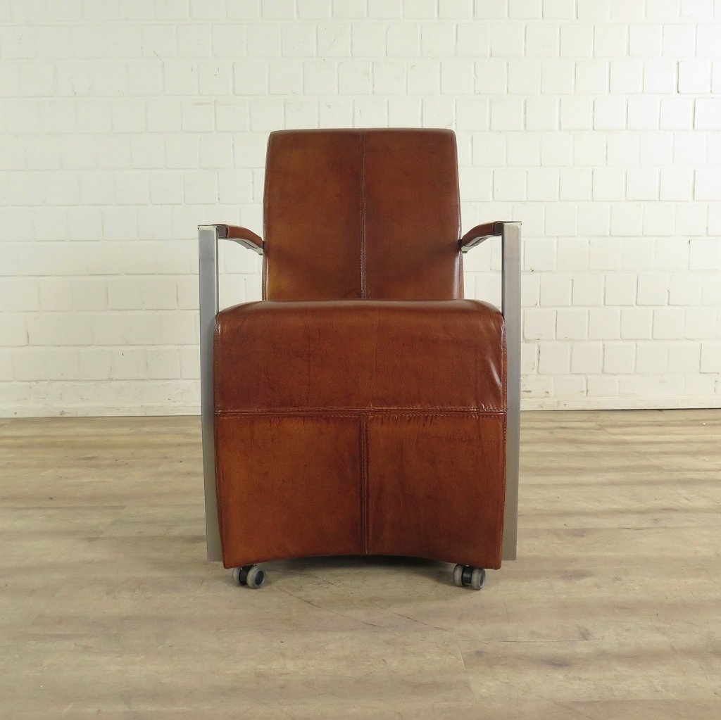 Stuhl Esszimmerstuhl Industrial Design Leder