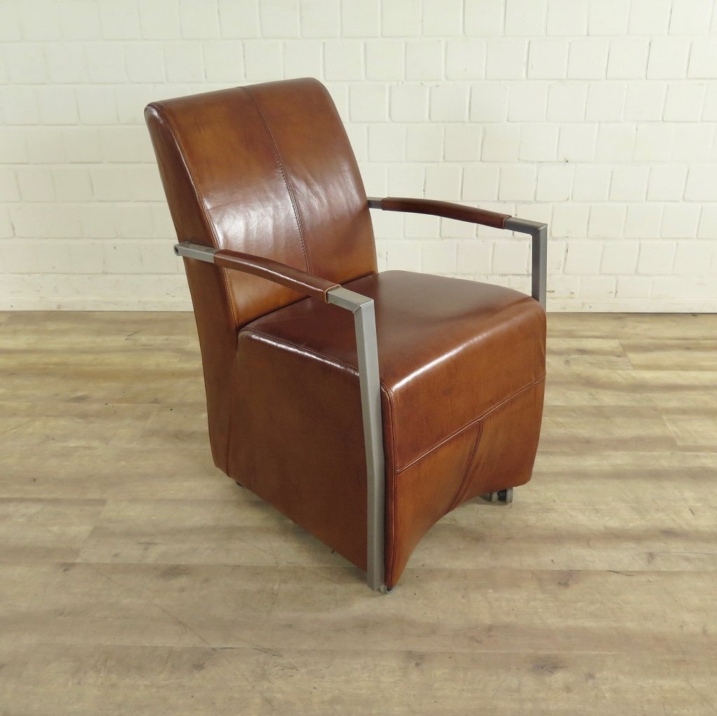 Stuhl Esszimmerstuhl Industrial Design Leder