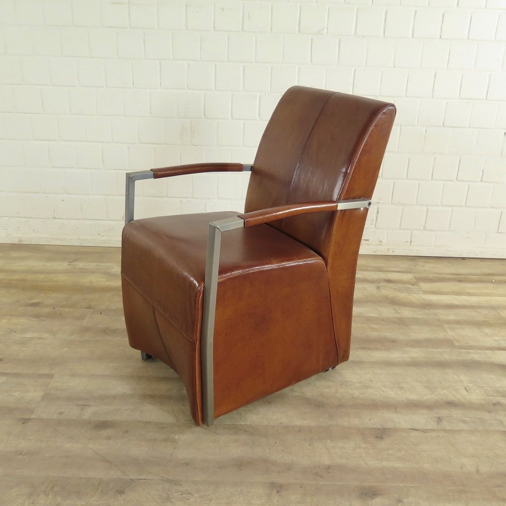 Stuhl Esszimmerstuhl Industrial Design Leder