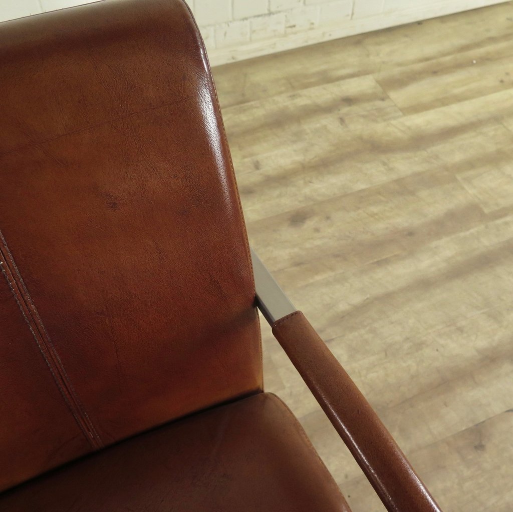 Stuhl Esszimmerstuhl Industrial Design Leder