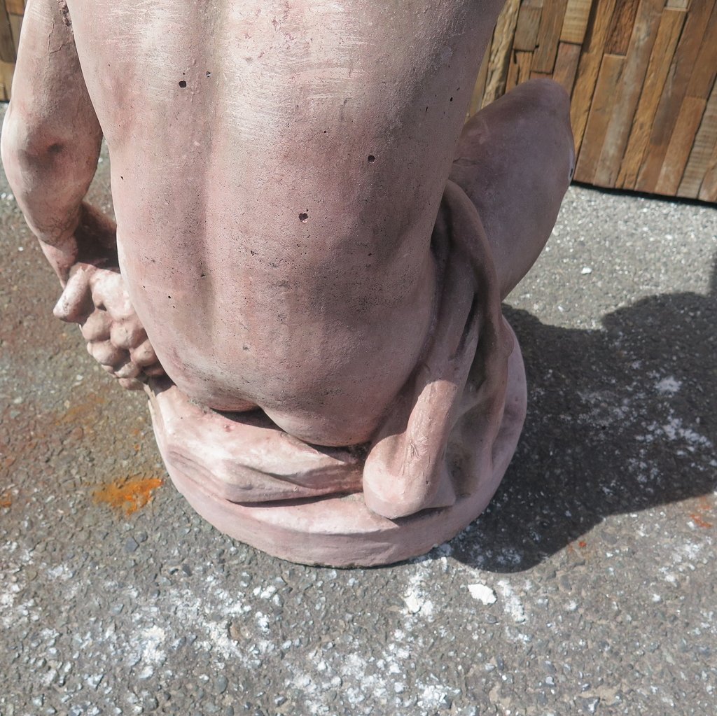 Dekoration Beton Putte mit Schale 0,87 m