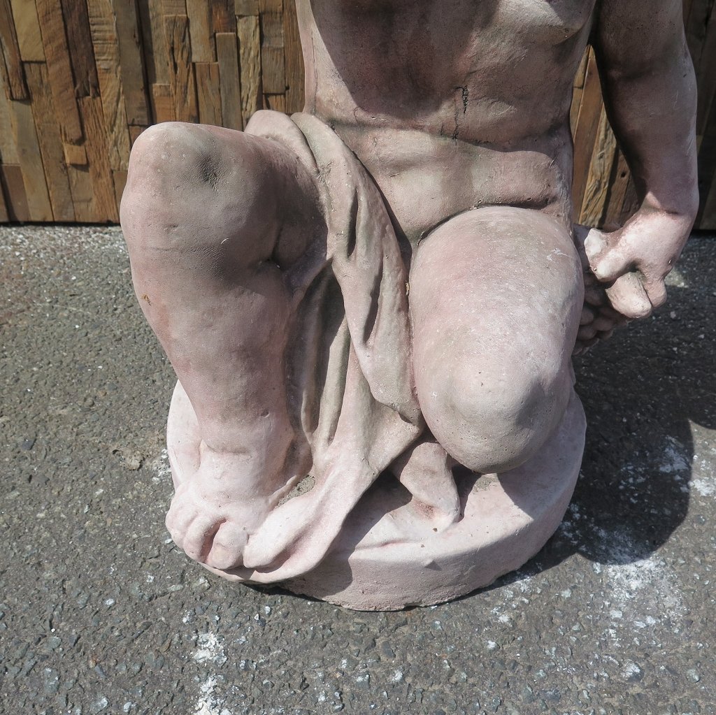 Dekoration Beton Putte mit Schale 0,87 m