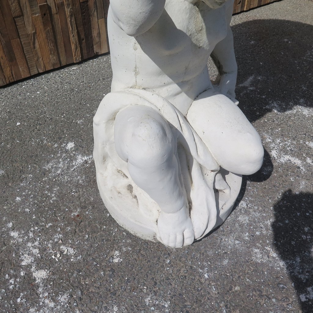 Dekoration Beton Putte mit Schale 0,87 m