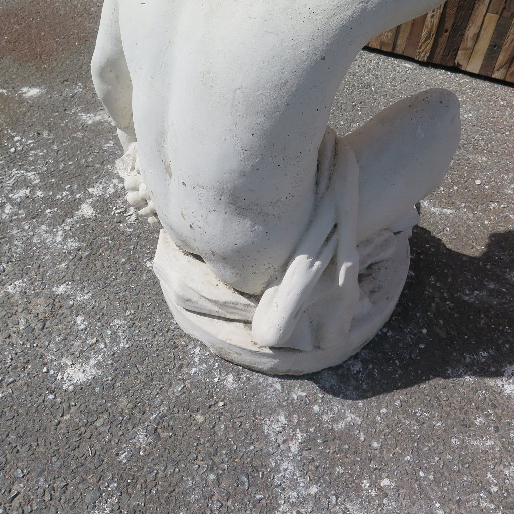 Dekoration Beton Putte mit Schale 0,87 m