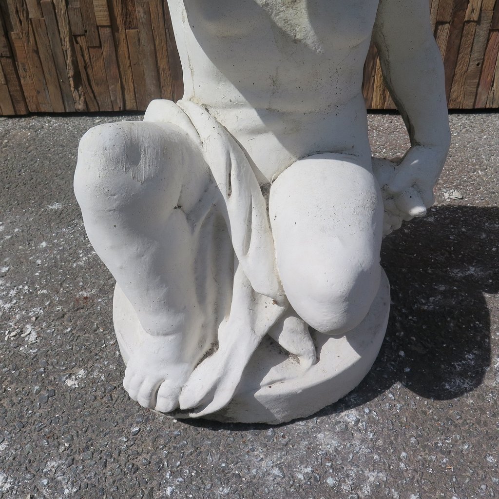 Dekoration Beton Putte mit Schale 0,87 m
