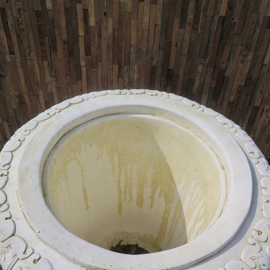 Vase Blumenkübel Steingut 1,40 m
