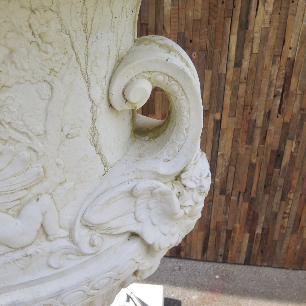 Vase Blumenkübel Steingut 1,40 m