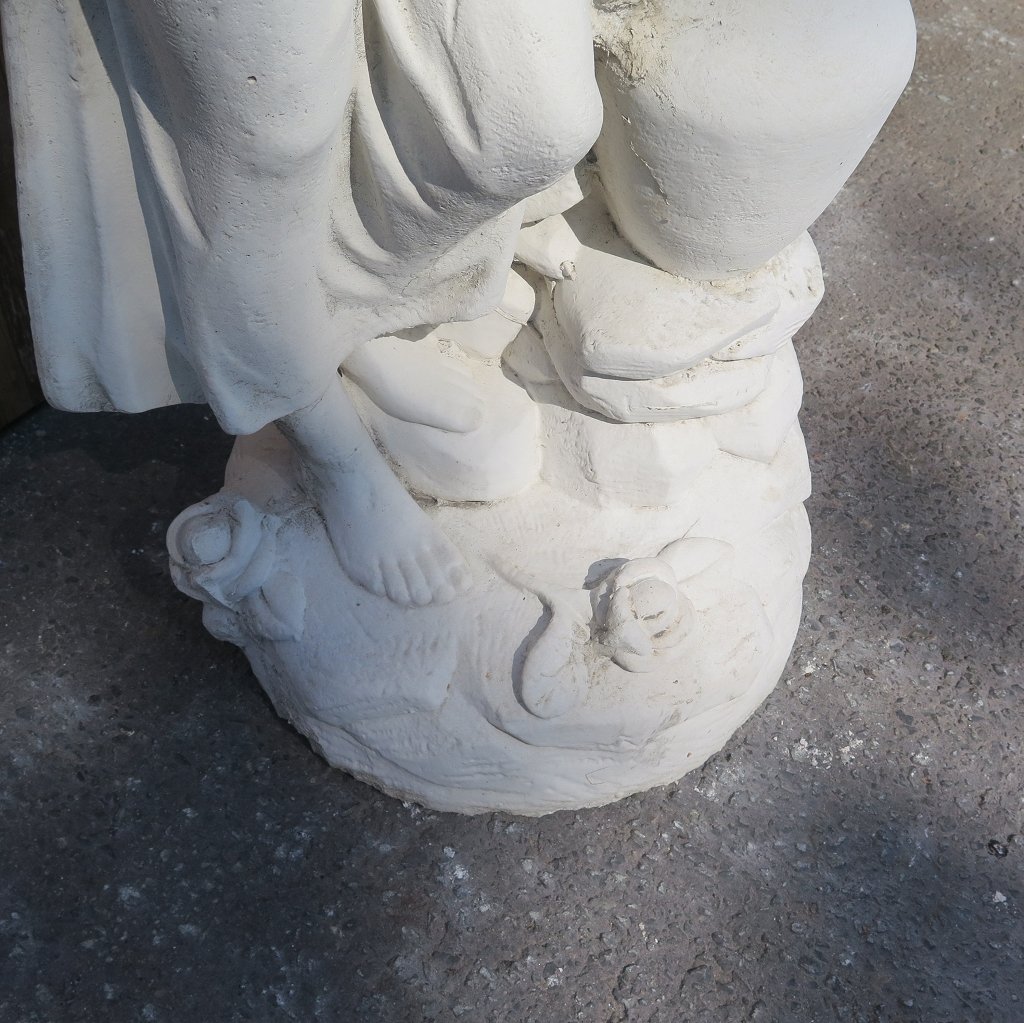 Wasserspeier Beton Frau mit Wasserkrug 1,00 m