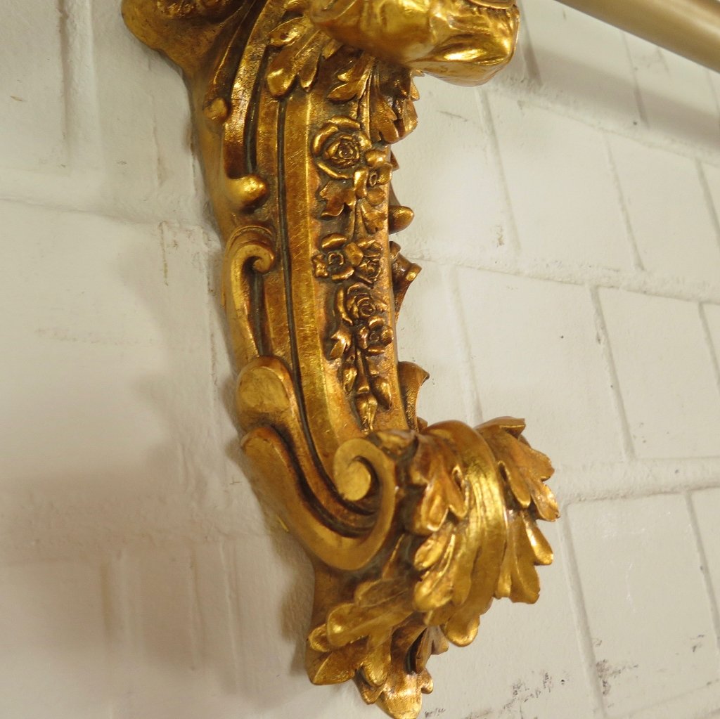 Gardinenstange Gold Barockstil - 18265