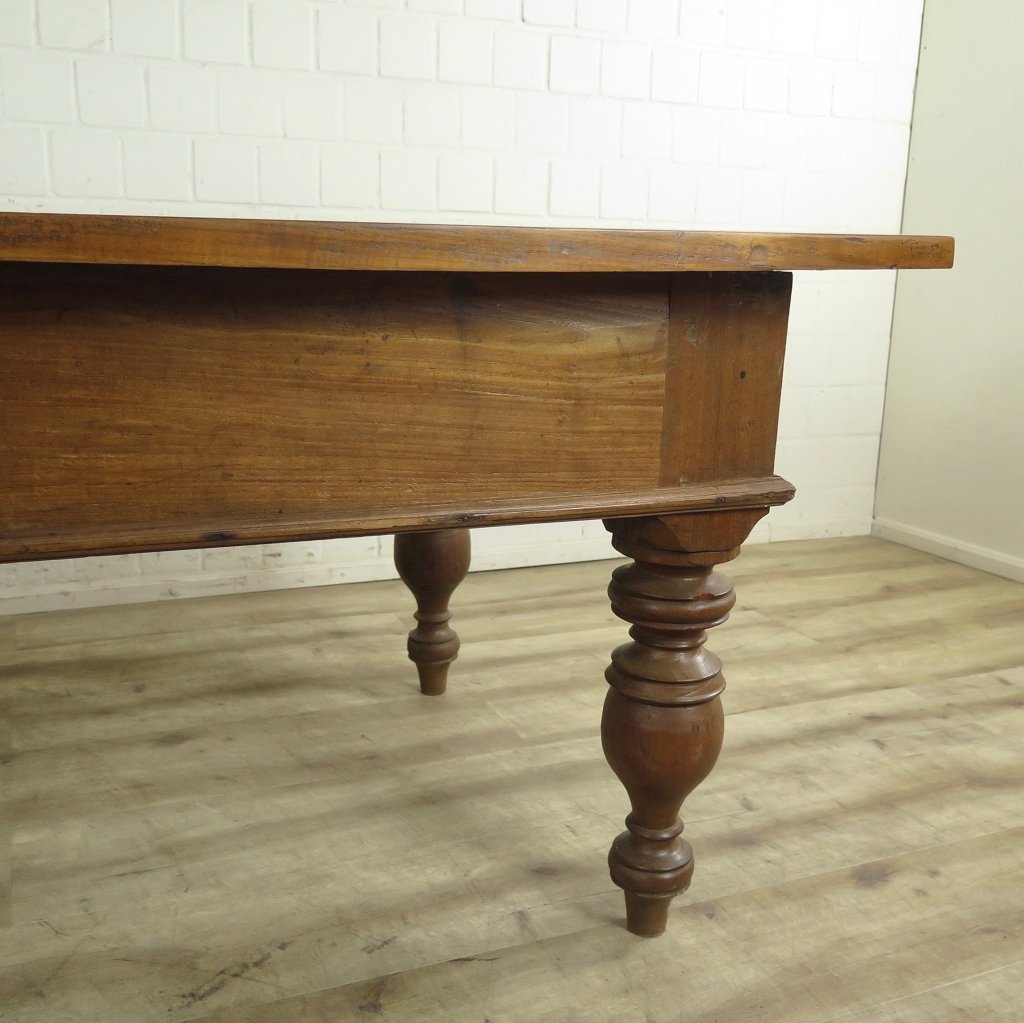 Schreibtisch Teakholz 2,05 m