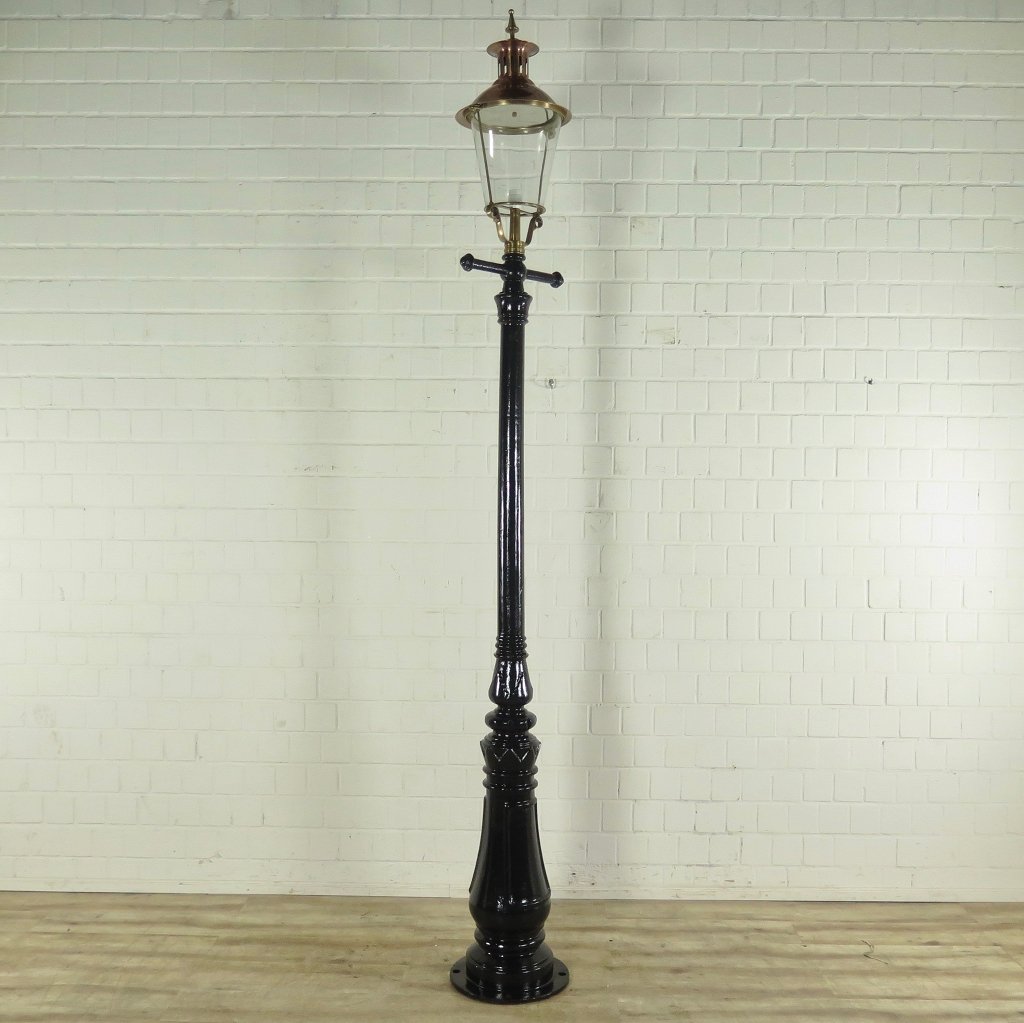 Laterne Gartenlampe Schwarz 3,50 m