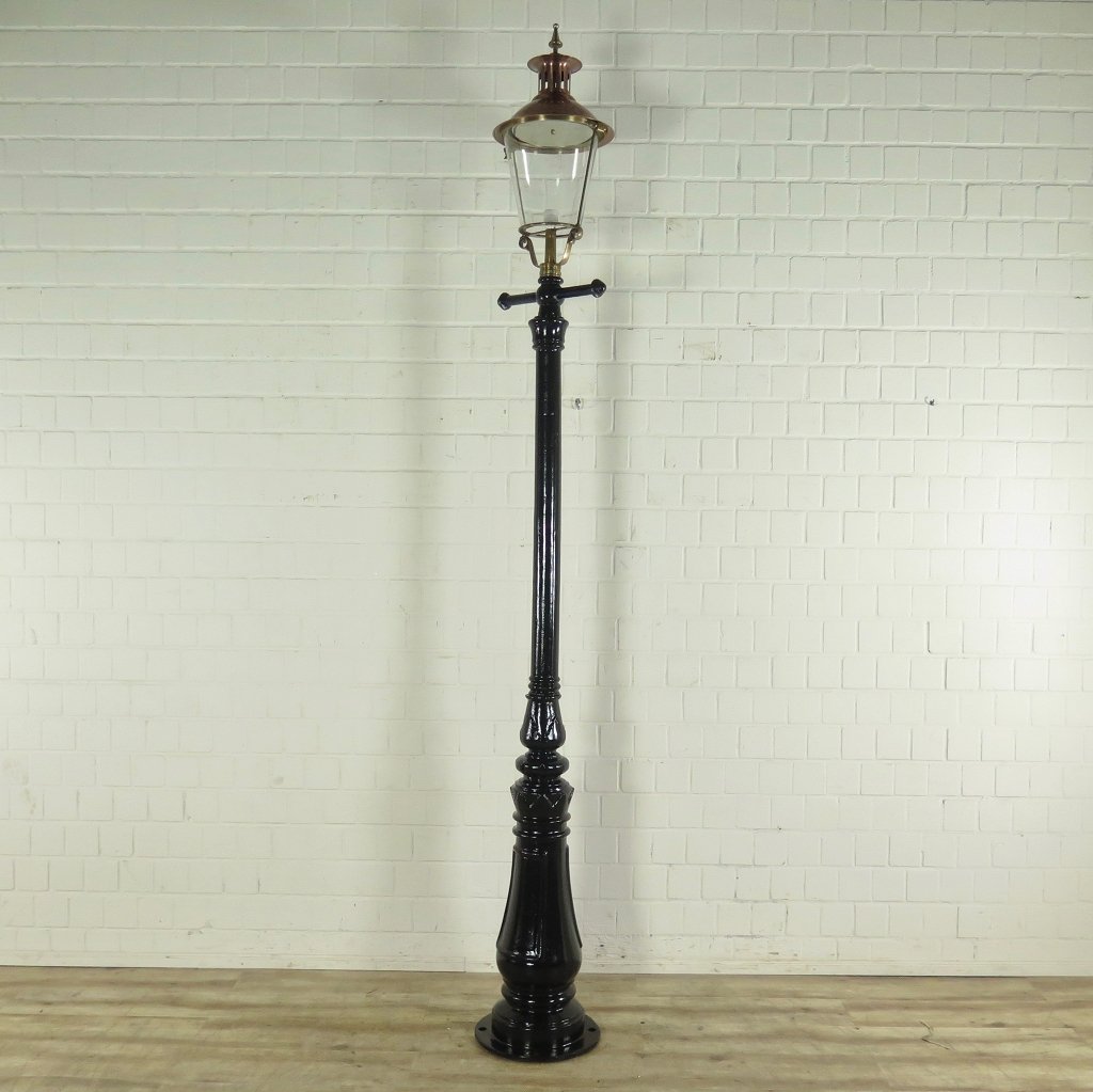 Laterne Gartenlampe Schwarz 3,50 m