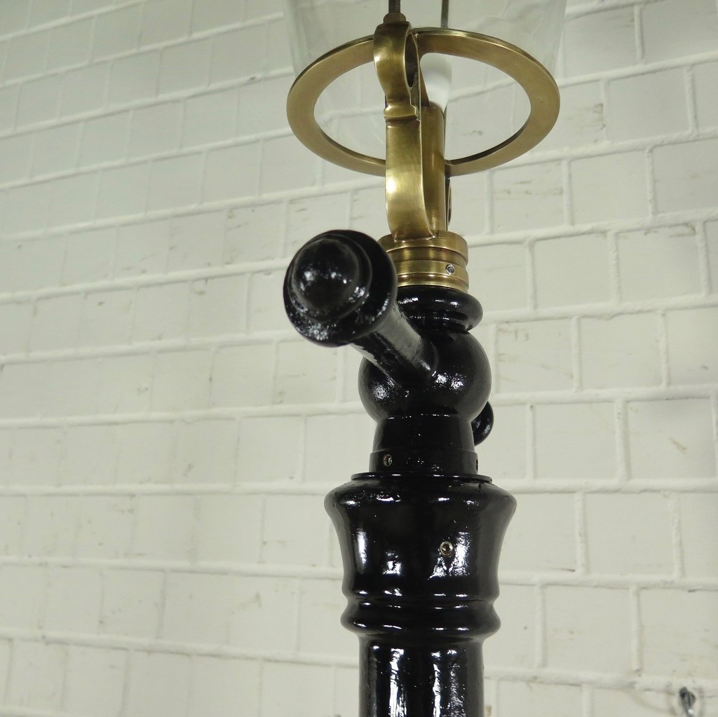 Laterne Gartenlampe Schwarz 3,50 m
