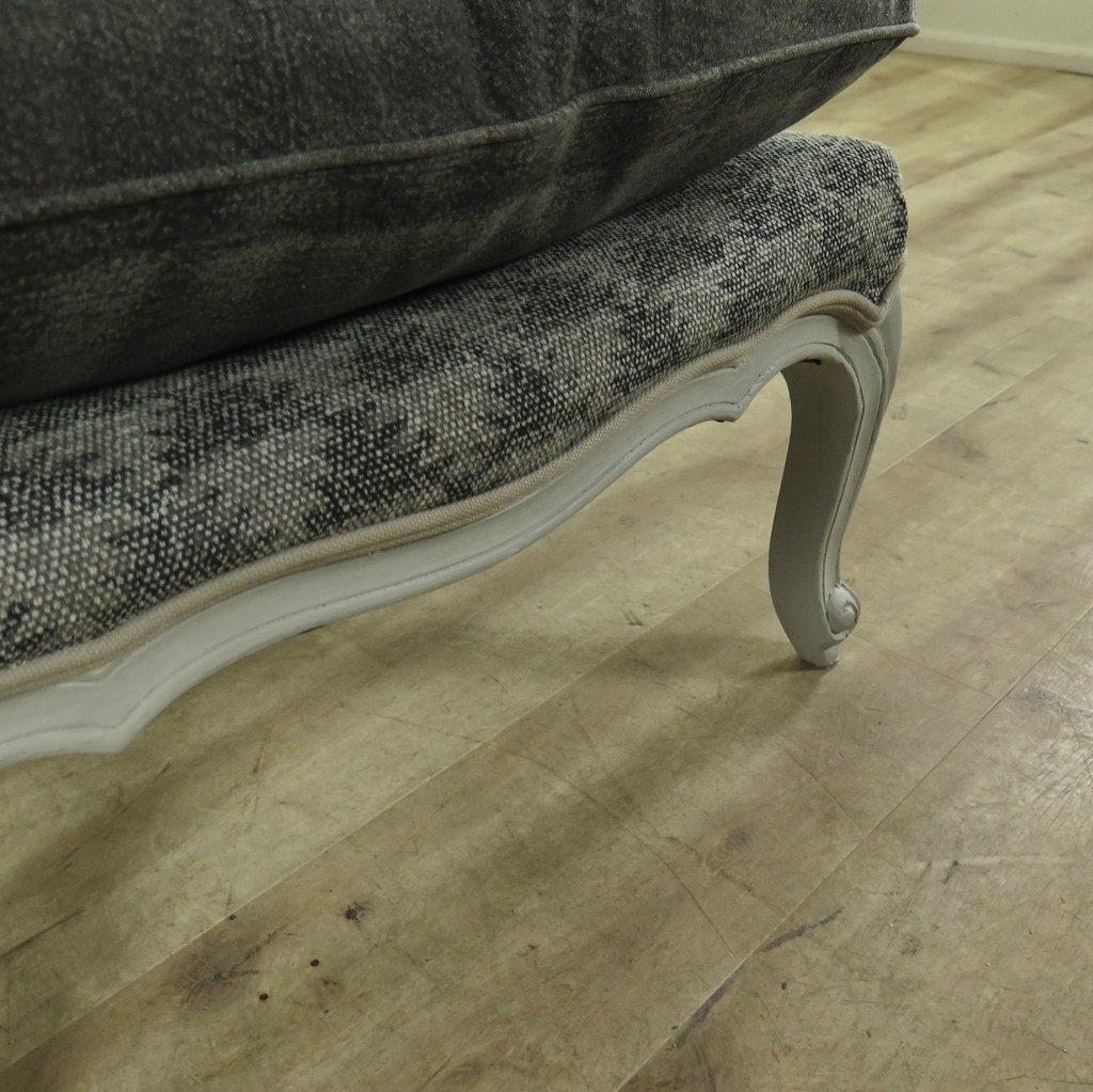 Sessel Ohrenbackensessel Grau