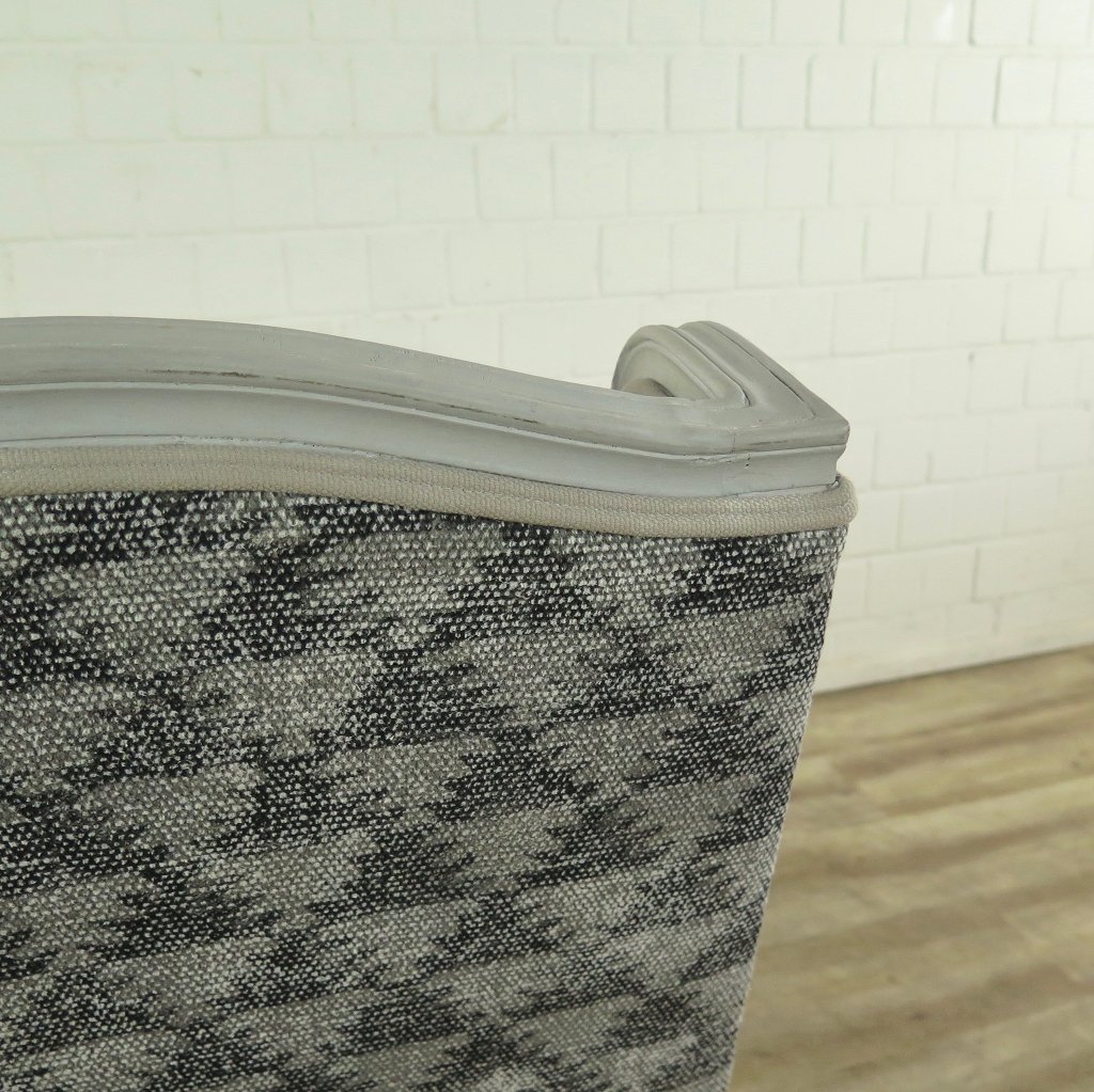 Sessel Ohrenbackensessel Grau
