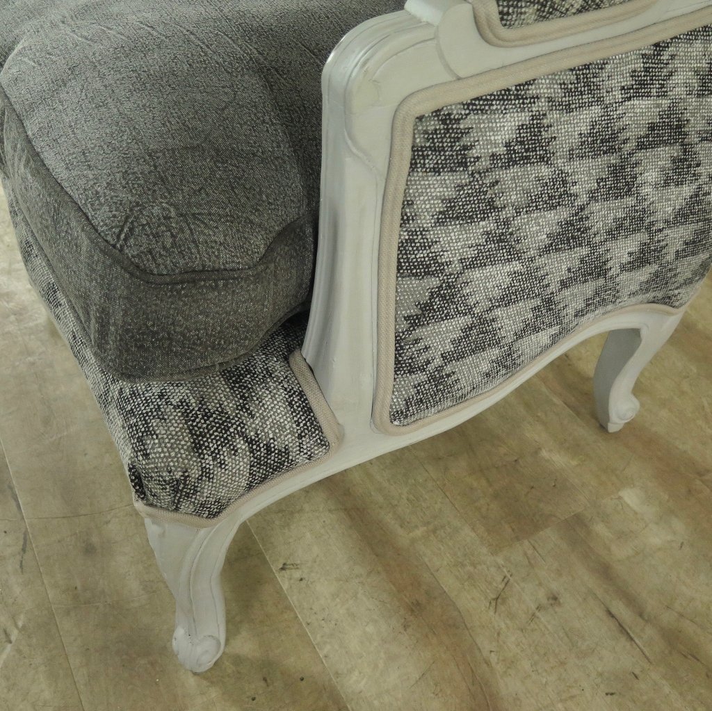 Sessel Ohrenbackensessel Grau