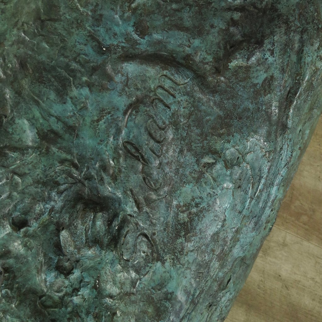 Skulptur Dekoration Set Pferde Bronze 2,10 m