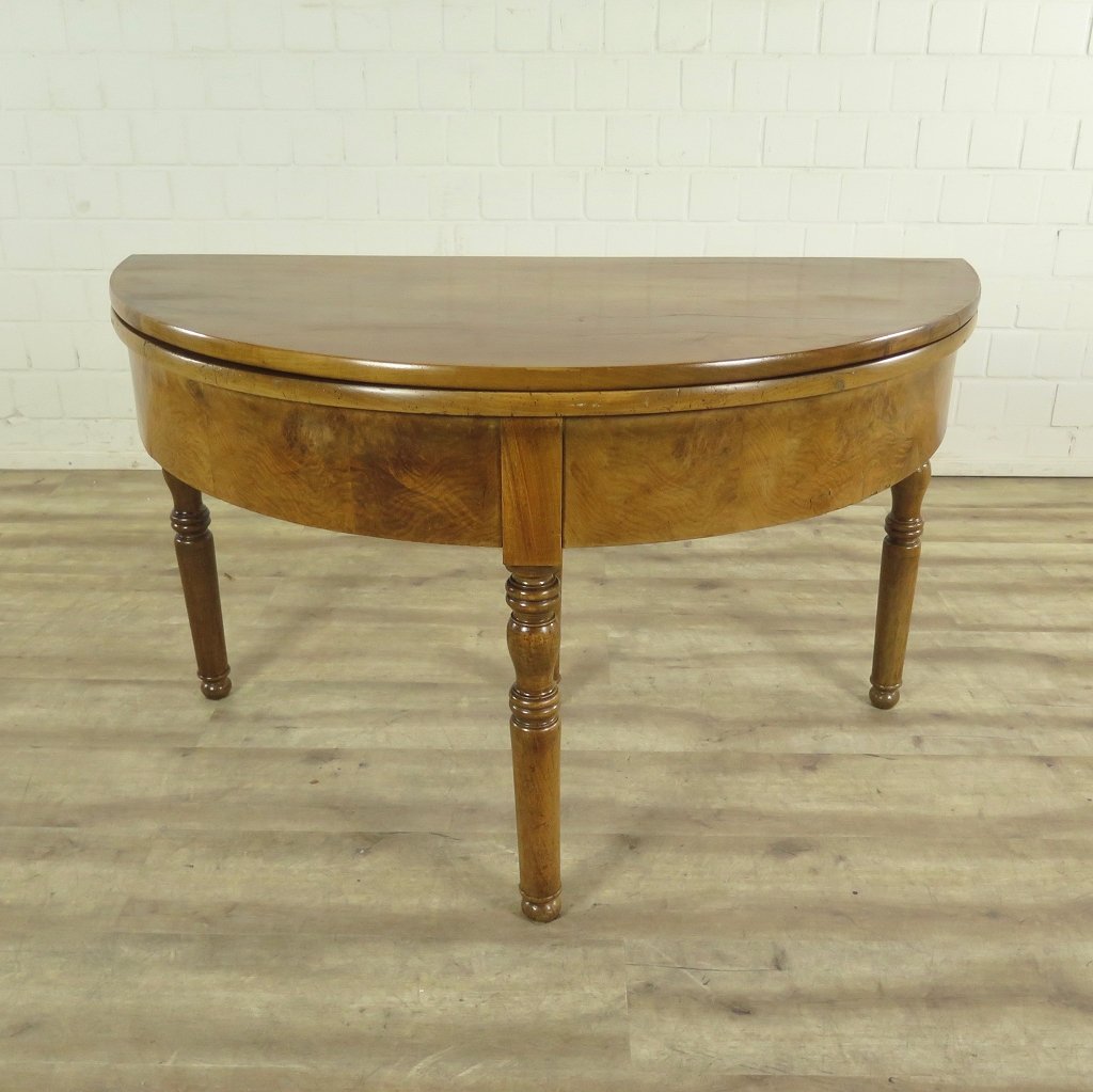 Klapptisch Beistelltisch Biedermeier 1820 Nussbaum