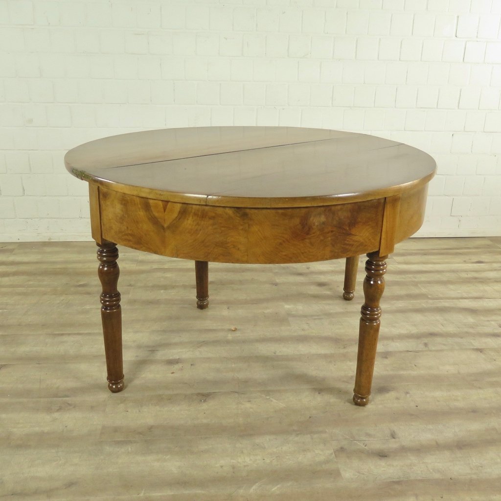 Klapptisch Beistelltisch Biedermeier 1820 Nussbaum