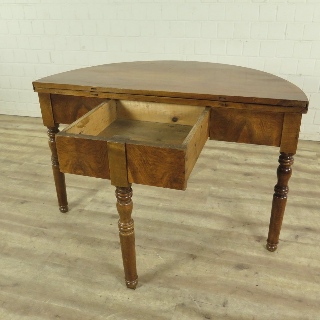 Klapptisch Beistelltisch Biedermeier 1820 Nussbaum
