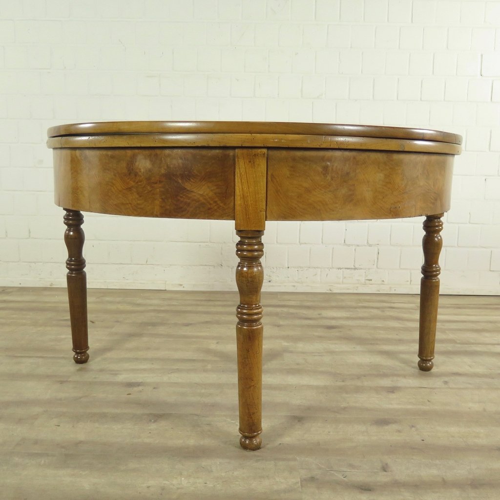 Klapptisch Beistelltisch Biedermeier 1820 Nussbaum