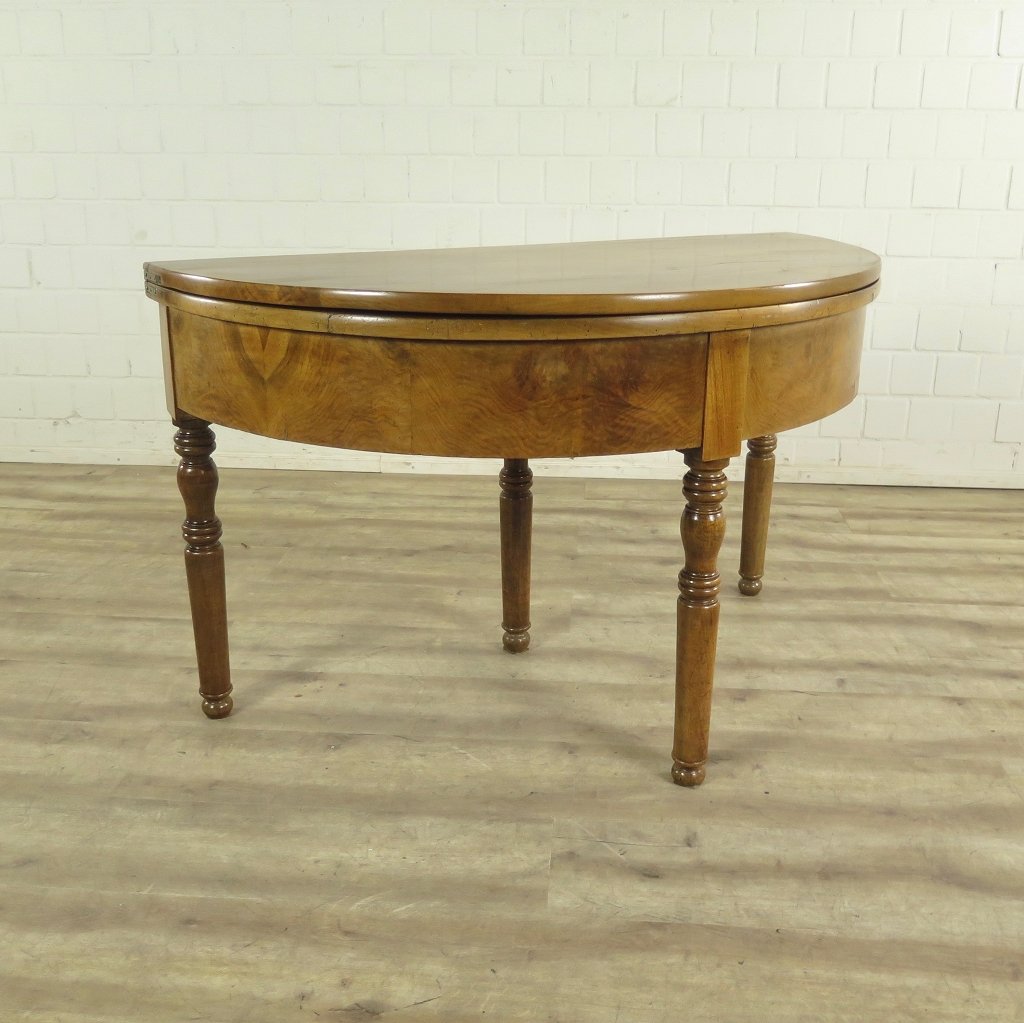 Klapptisch Beistelltisch Biedermeier 1820 Nussbaum