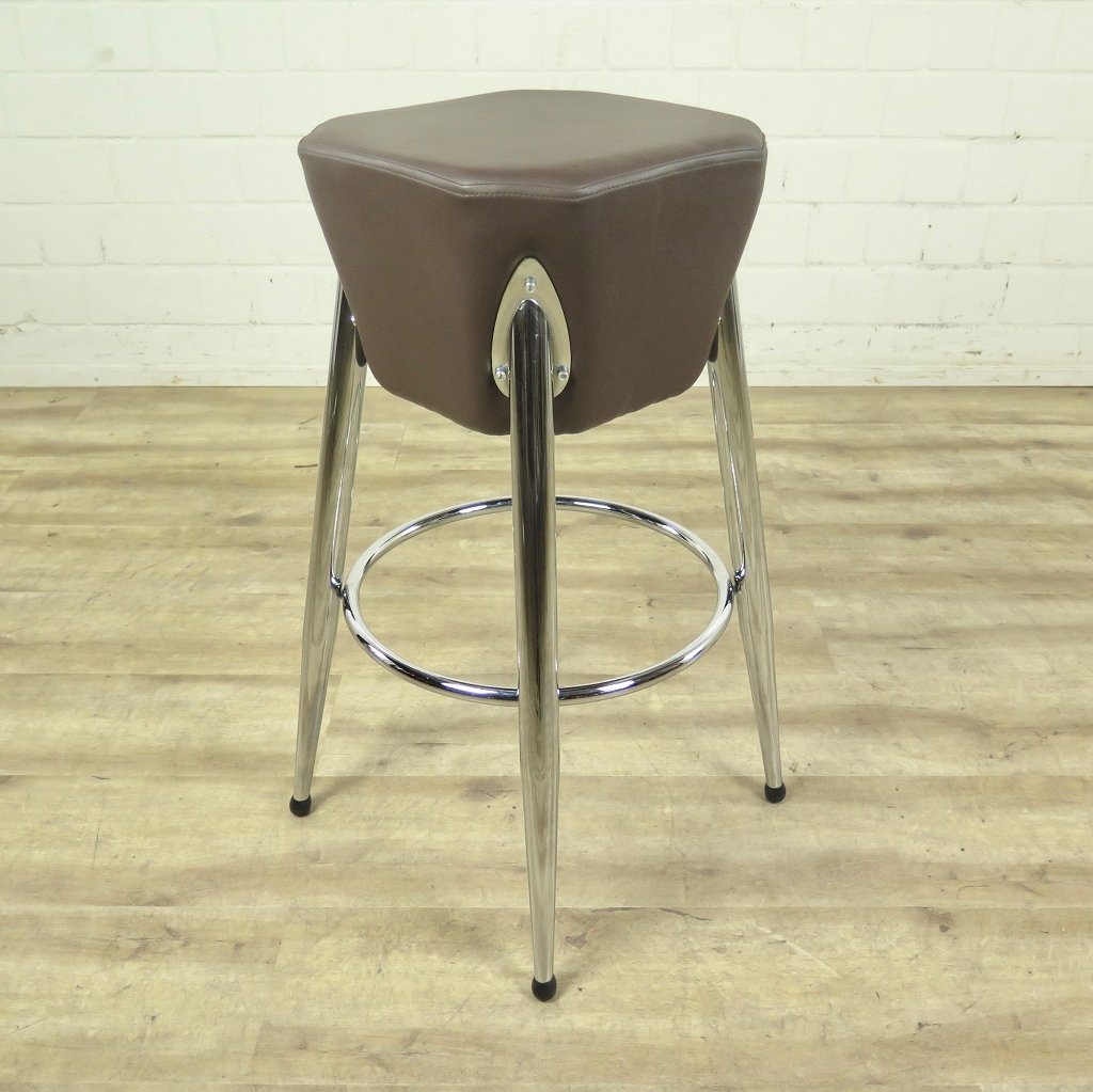 Barhocker Barstuhl Braun PU-Leder