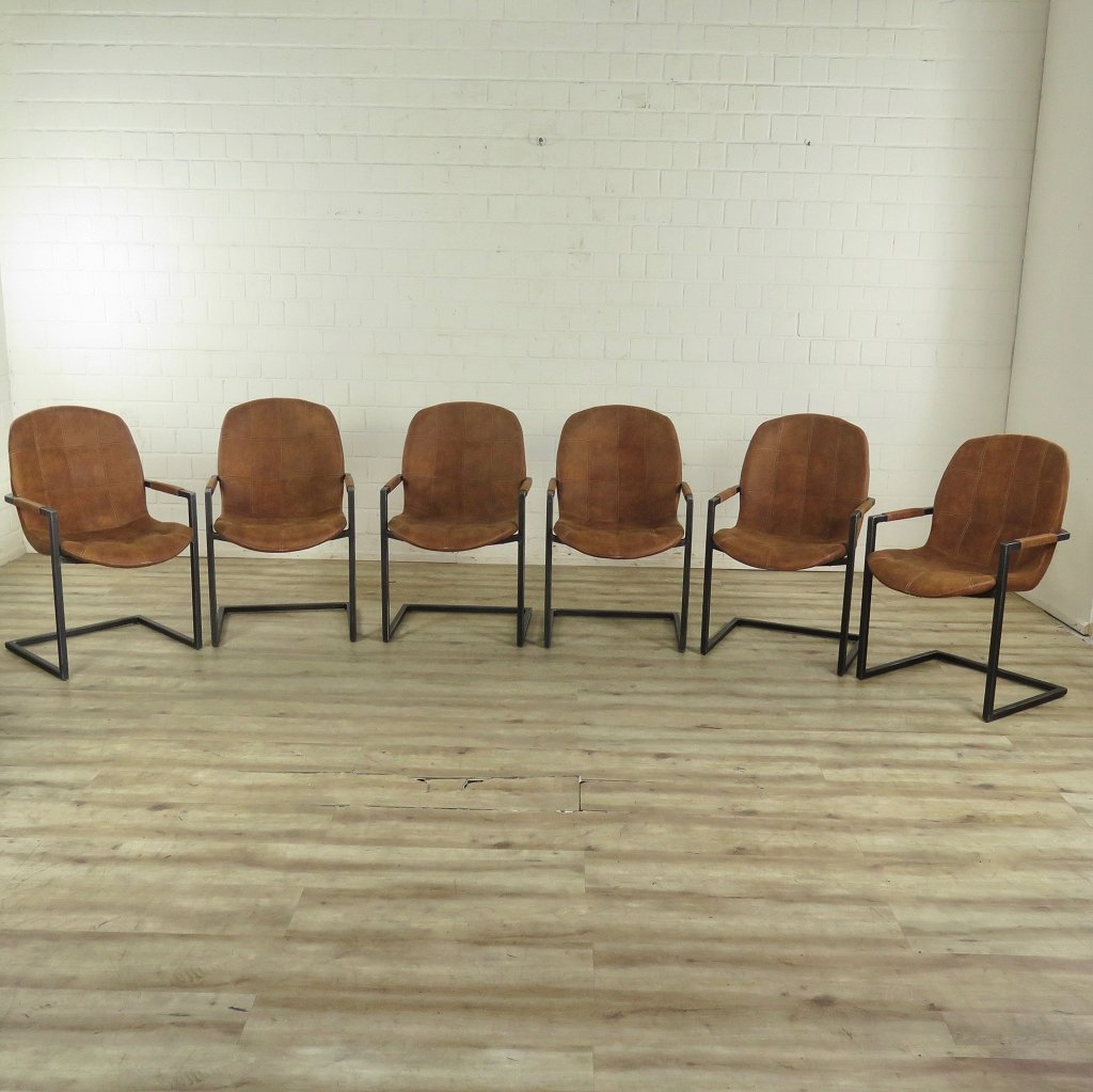 Stuhl Industrial Design Cognac