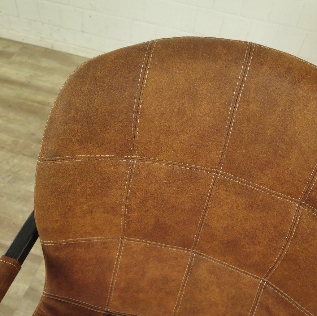 Stuhl Industrial Design Cognac