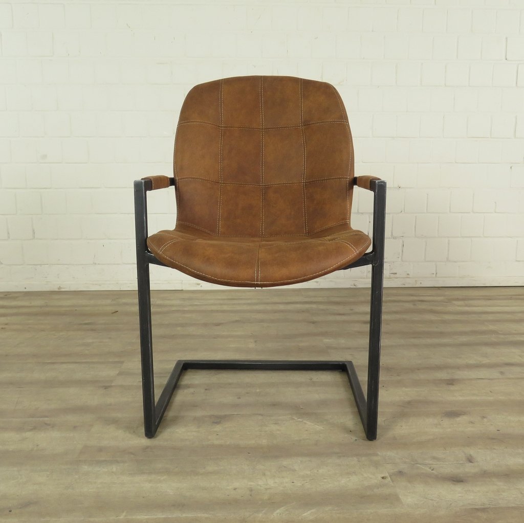 Stuhl Industrial Design Cognac