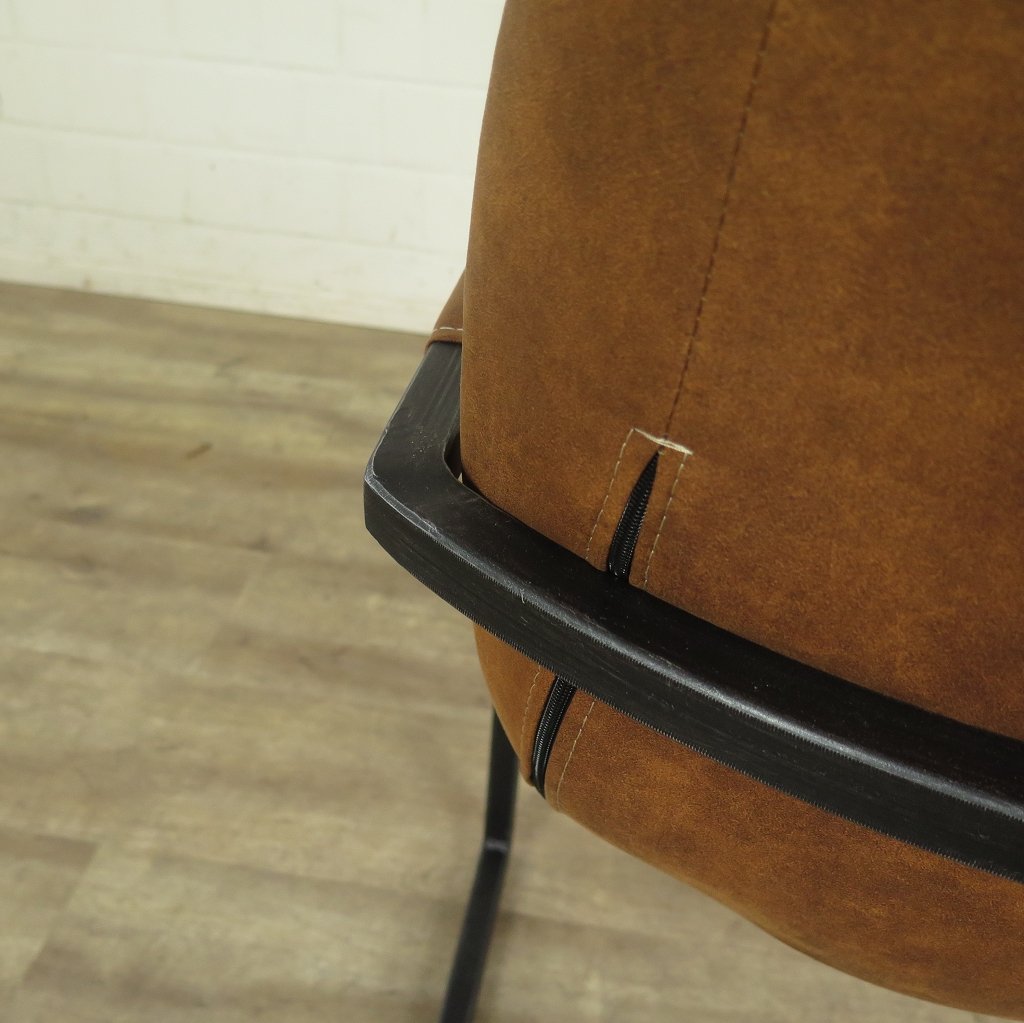 Stuhl Industrial Design Cognac