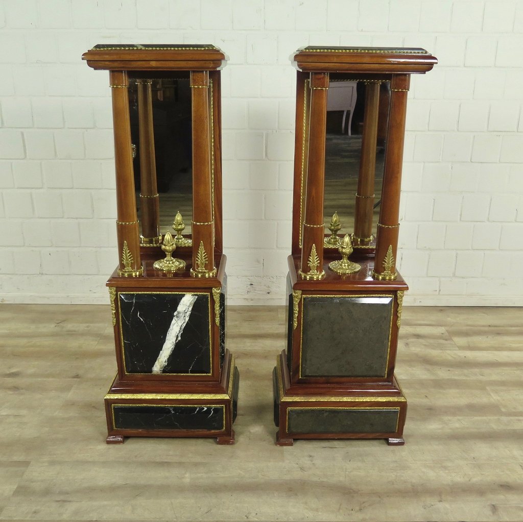Säule Konsole Pilar mit Marmorplatte 1,10 m