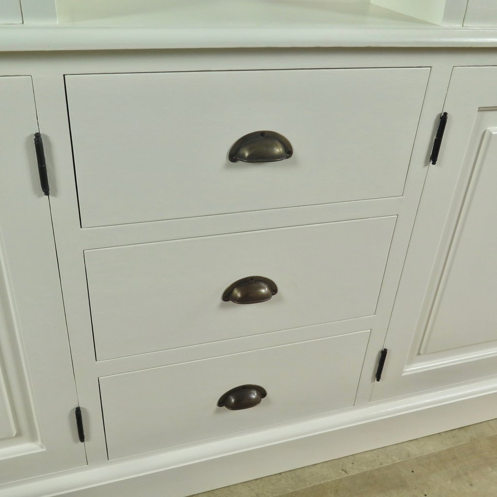 Buffetschrank Vitrine 2,40 m Teakholz