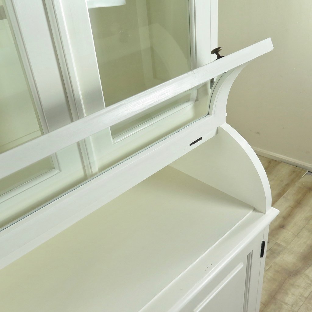 Buffetschrank Vitrine 2,40 m Teakholz