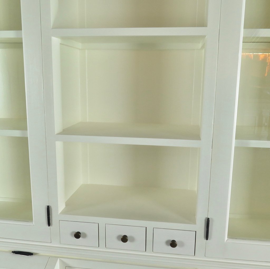 Buffetschrank Vitrine 2,40 m Teakholz