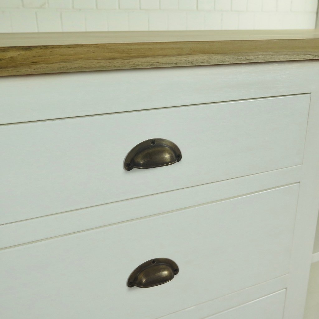 Theke Tresen Bella Elegance 2,80 m Teakholz