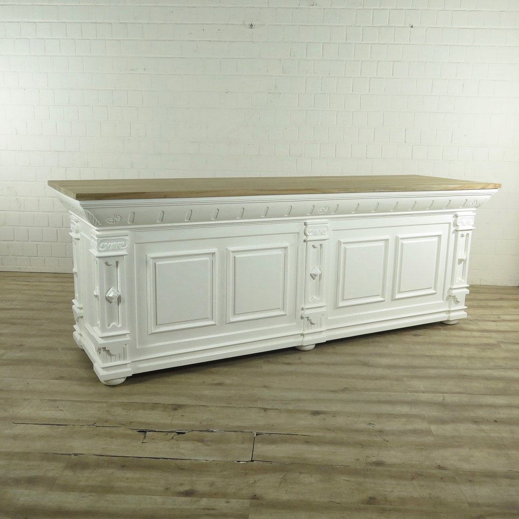 Theke Tresen Bella Elegance 2,80 m Teakholz
