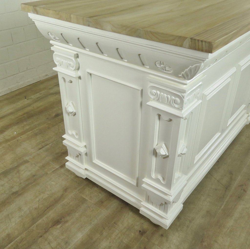 Theke Tresen Bella Elegance 2,80 m Teakholz