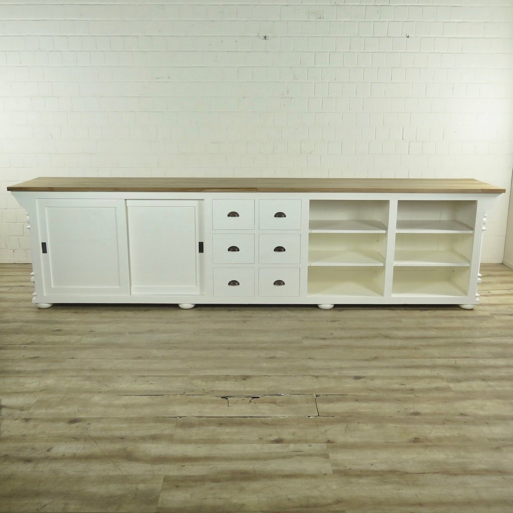 Theke Tresen Bella Elegance 3,50 m Teakholz