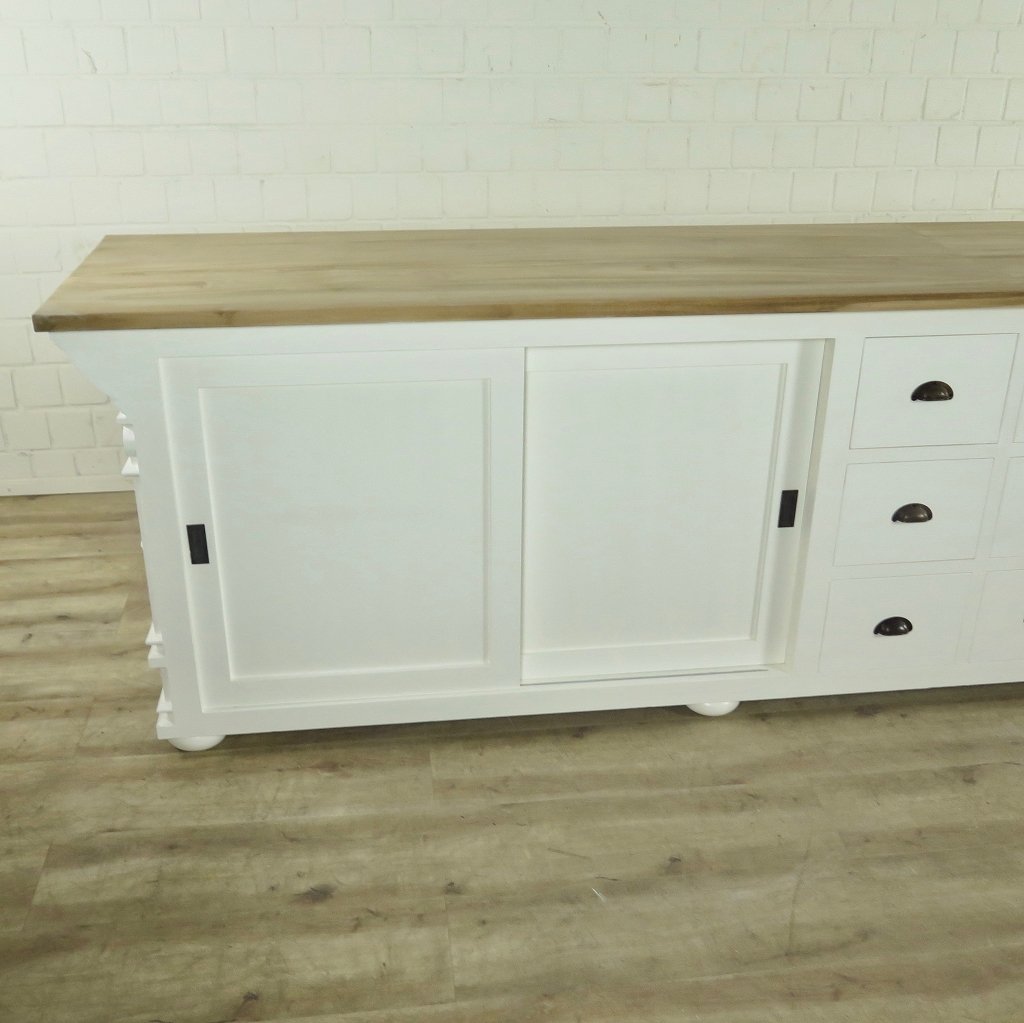 Theke Tresen Bella Elegance 3,50 m Teakholz