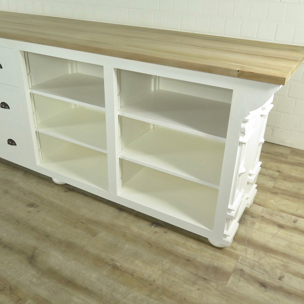 Theke Tresen Bella Elegance 3,50 m Teakholz