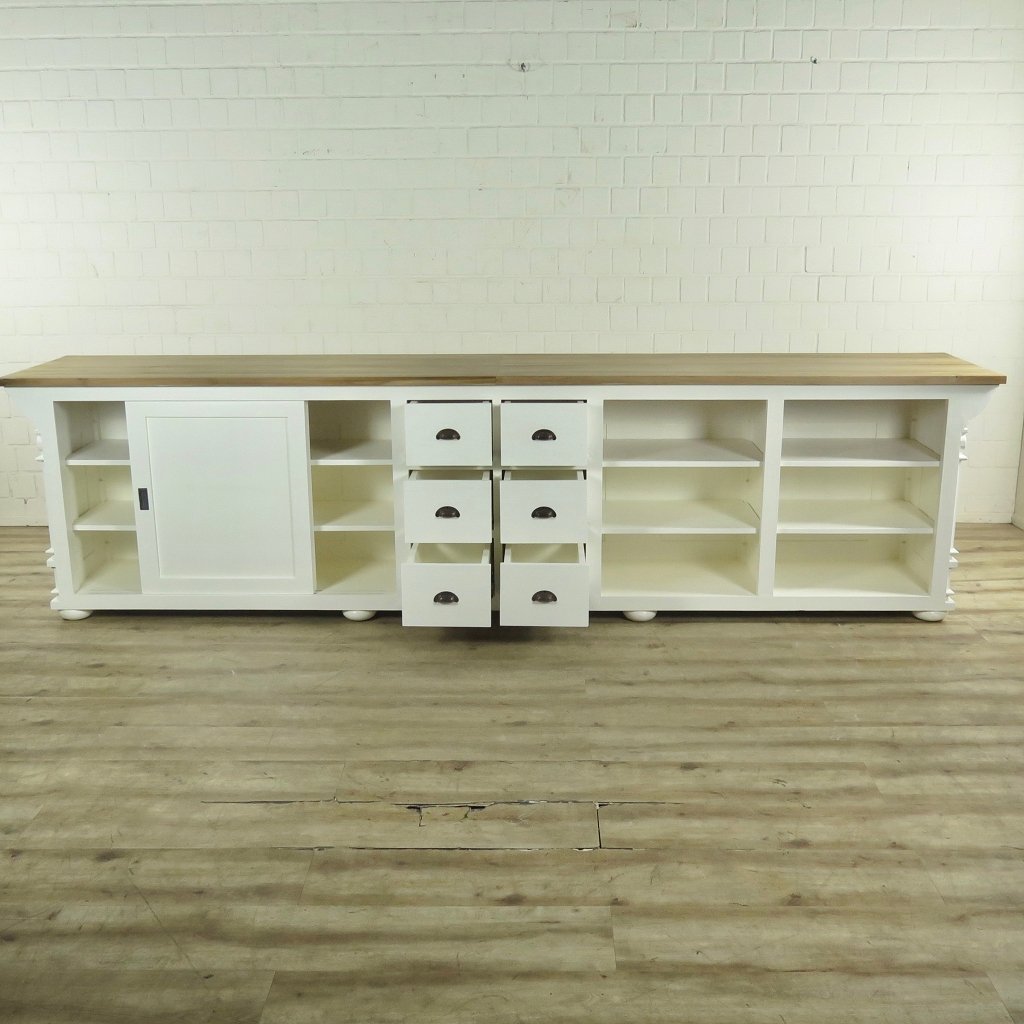 Theke Tresen Bella Elegance 3,50 m Teakholz