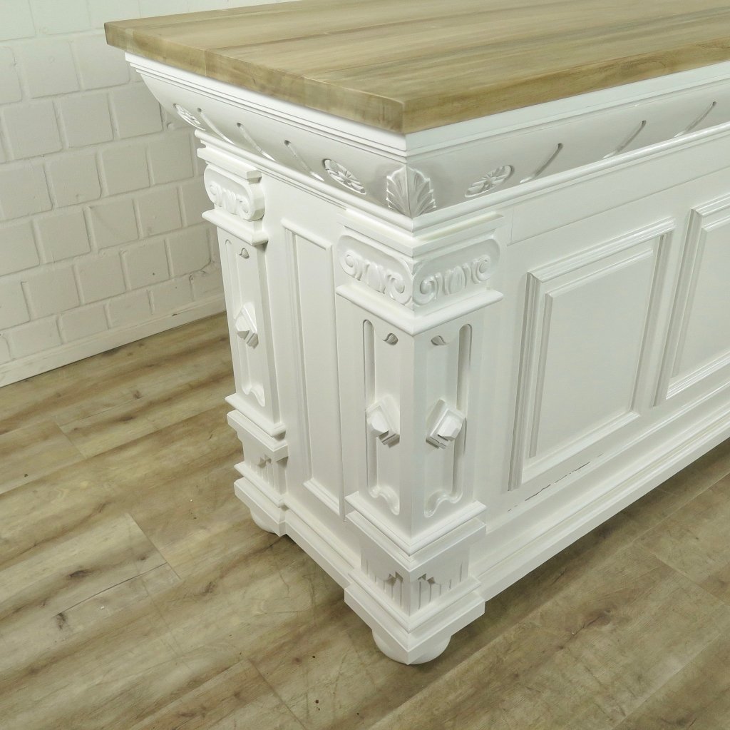 Theke Tresen Bella Elegance 3,50 m Teakholz