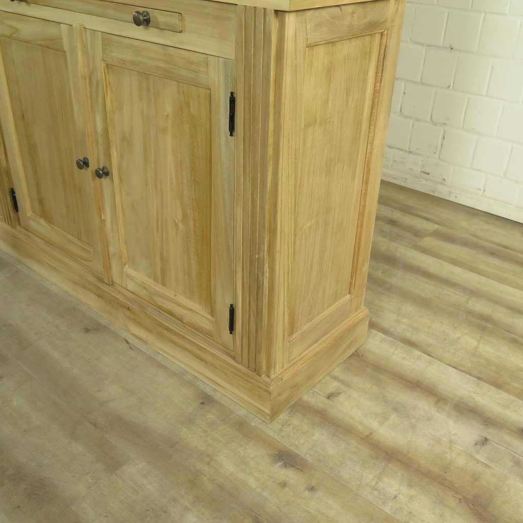 Bibliotheksschrank Schrank 2,42 m Teakholz