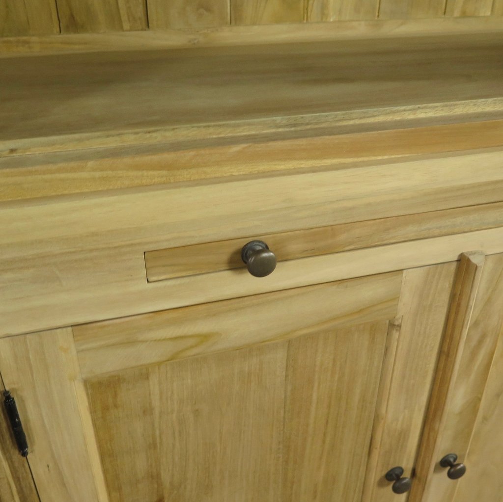 Bibliotheksschrank Schrank 2,42 m Teakholz