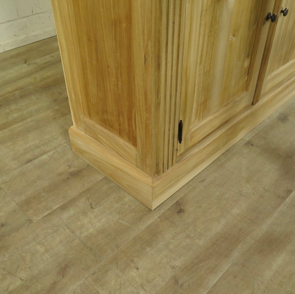 Bibliotheksschrank Schrank 2,42 m Teakholz