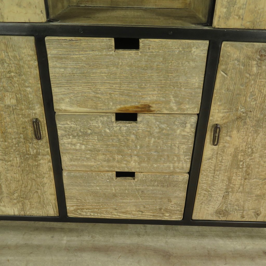 Schrank Bücherschrank 1,50 m Kiefer