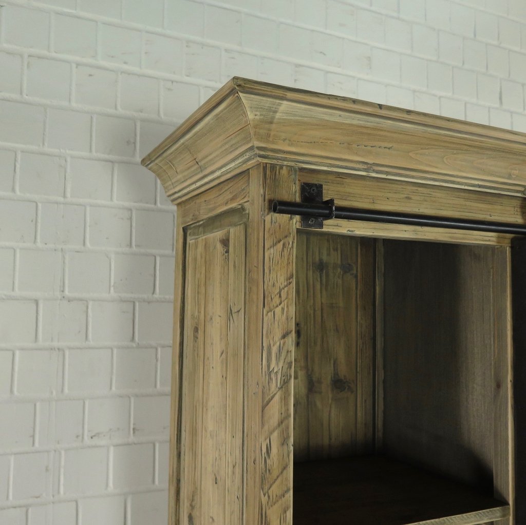 Vitrine Bücherschrank 1,70 m Kiefer