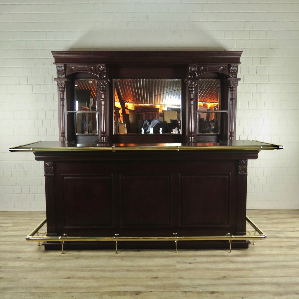 Empire Bar Theke Mahagoni 2,70 m