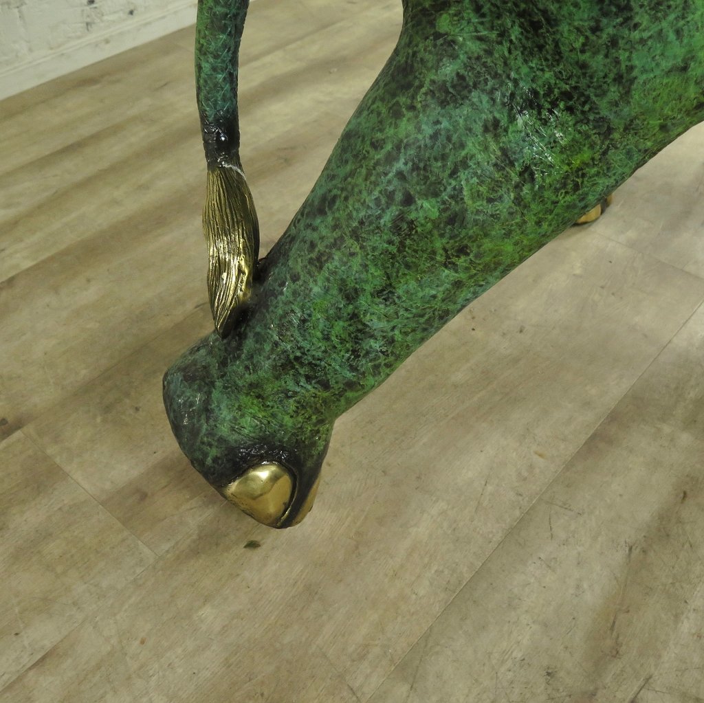 Skulptur Dekoration Elefant 1,27 m Bronze